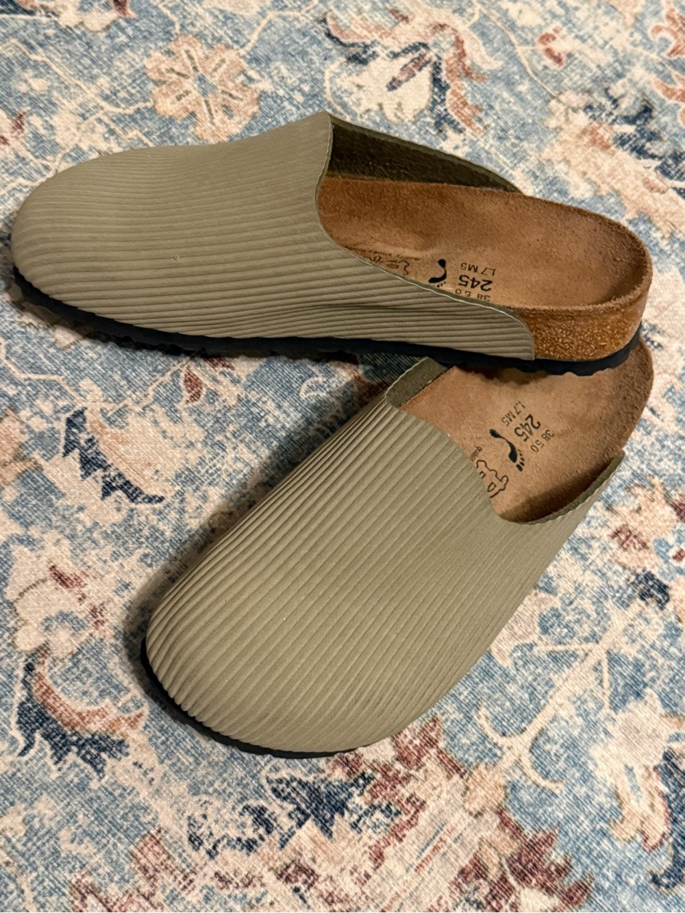 BIRKI’s by BIRKENSTOCK Corduroy ribbed clogs. Size 38. NWOT